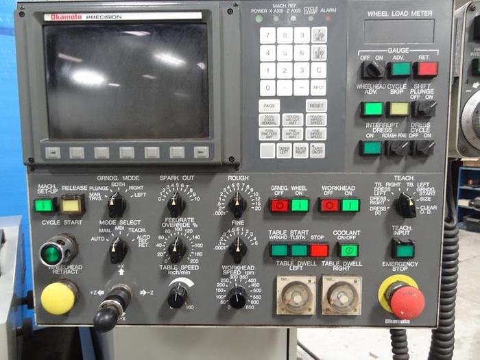 Used OKAMOTO OGM 8-10P PLAIN PROGRAMMABLE CYLINDRICAL GRINDER