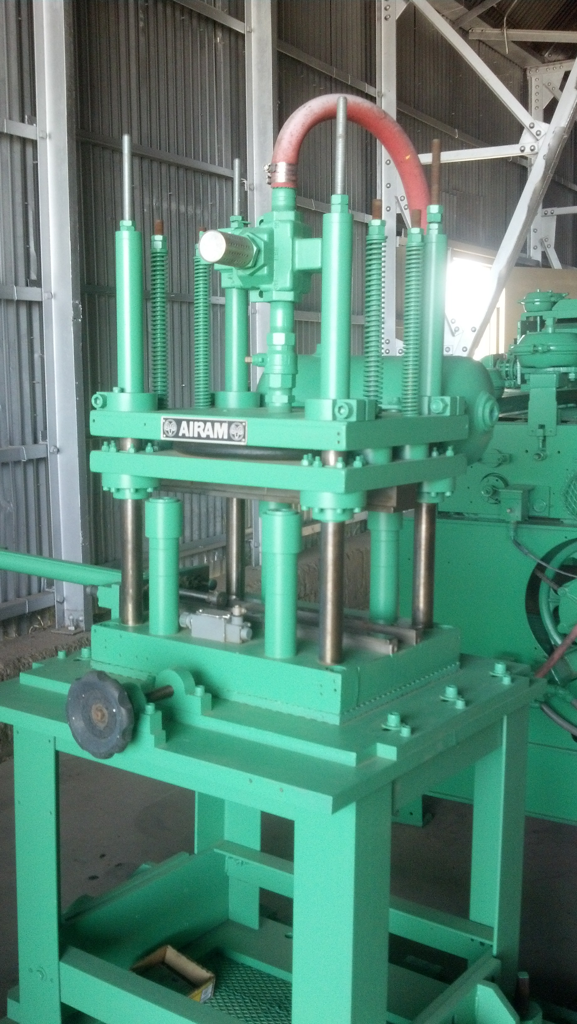 Used 12 Ton x 22" AIRAM Pneumatic Cut-Off Press