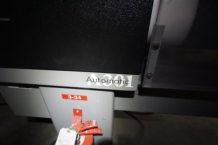 Used 120" APPLETON  A301 CORE CUTTER WITH AUTO ADVANCE MFG. 2010