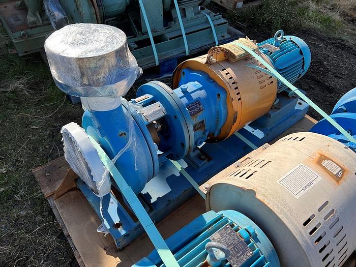 Used Pump, Centrif, 5 HP, 4" In / 3" Out, Goulds, 193 GPM #C744908