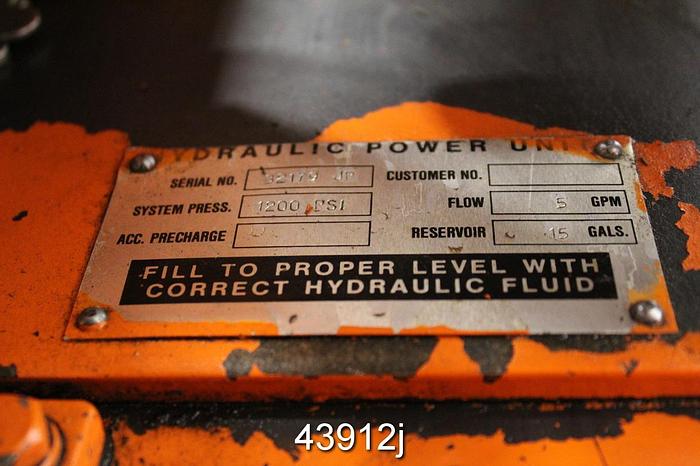 Used Industrial Research & Engineering Inc. Port-O-Cut Roll Splitter, 32" Stroke #43912