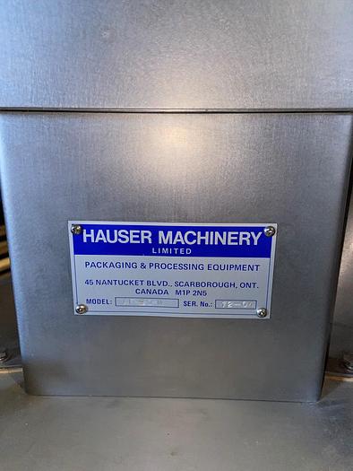 Used Used Hauser Semi-Automatic Powder Auger Filler