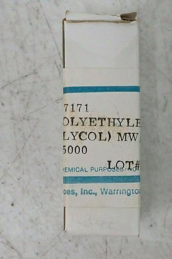 Used Polysciences 17171 Poly(ethylene glycol) 1/g ~ 80% Full