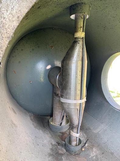 Used Column, 42" x 7' + 18" x 13', S/st, SRS Engineering, #S743631