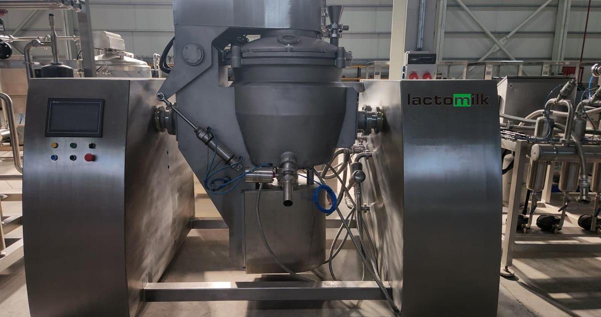 Used maquina de coccion de queso en seco 