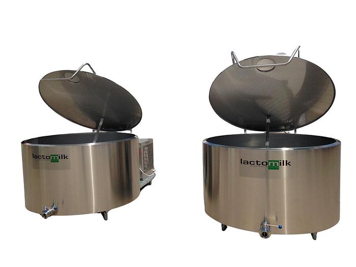 Tanques de enfriamiento de leche abiertos