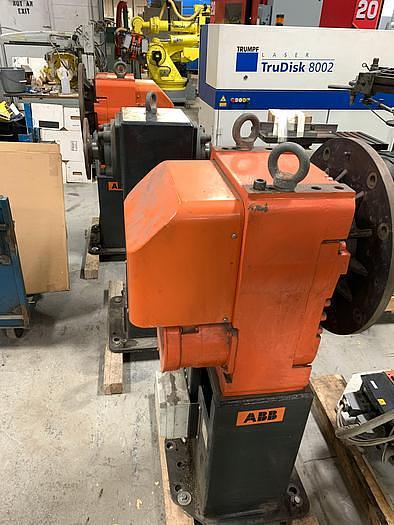 Used LINCOLN ELECTRIC  IRB 2400 ROBOTIC LASER WELDING CELL WITH DUAL ABB IRBP 2000L DUAL TRUNNIONS