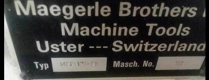 Used MAGERLE MFP-125-35 CNC CREEP FEED GRINDER W/FANUC CONTROLS