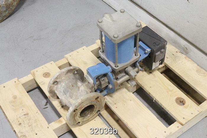 Used Neles Jamebsury 3" Control Ball Valve #32036