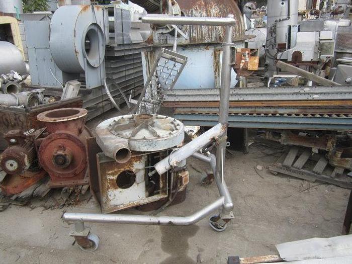 Used Table, S/st, 4' X 4' X 5', Stand, #S738444