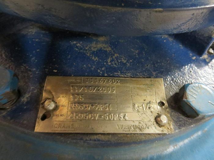 Used Emerson-Crane Weinman, DJ5S2AU-C & 2595CV-50P54, Motor Pump Assy,May Be Used