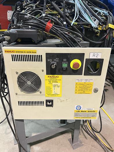 Used FANUC LR MATE 200iD/7LC WITH R30iB CONTROLLER, CABLES, AND TEACH PENDANT