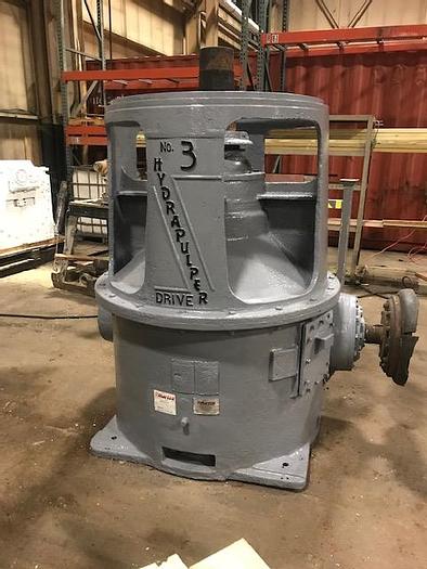Used BLACK CLAWSON SIZE 3 HYDRAPULPER DRIVE REBUILT IN 2014