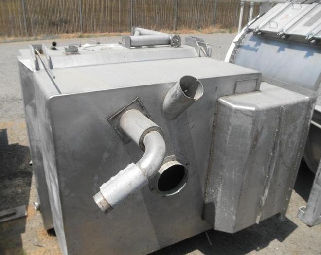 Used Hopper, 150 CF, S/st, 5' X 4.5' X 5.5', Anderson Dahlen, #S741237