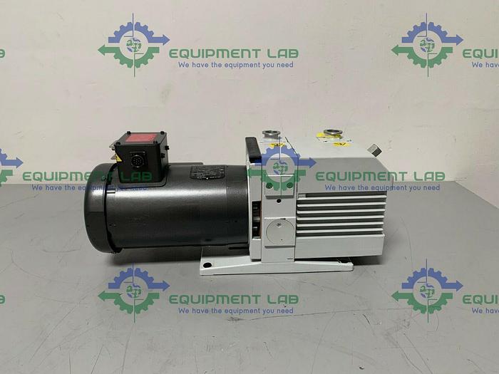 Used Leybold Trivac D 16 B Dual-Stage Rotary Vane Vacuum Pump w/ 1 HP Motor 115V