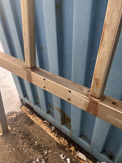 Used Screw conveyor, Ø230 mm x 3000 mm in stainless steel with gear motor