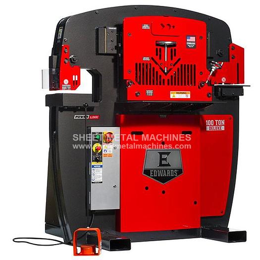 EDWARDS 100 Ton Deluxe Ironworker IW100DX