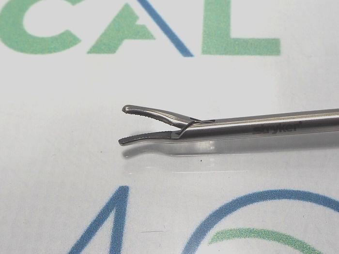 Used Stryker Surgical Laparoscopic 5mm Left Curved Needle Holder 250-080-341