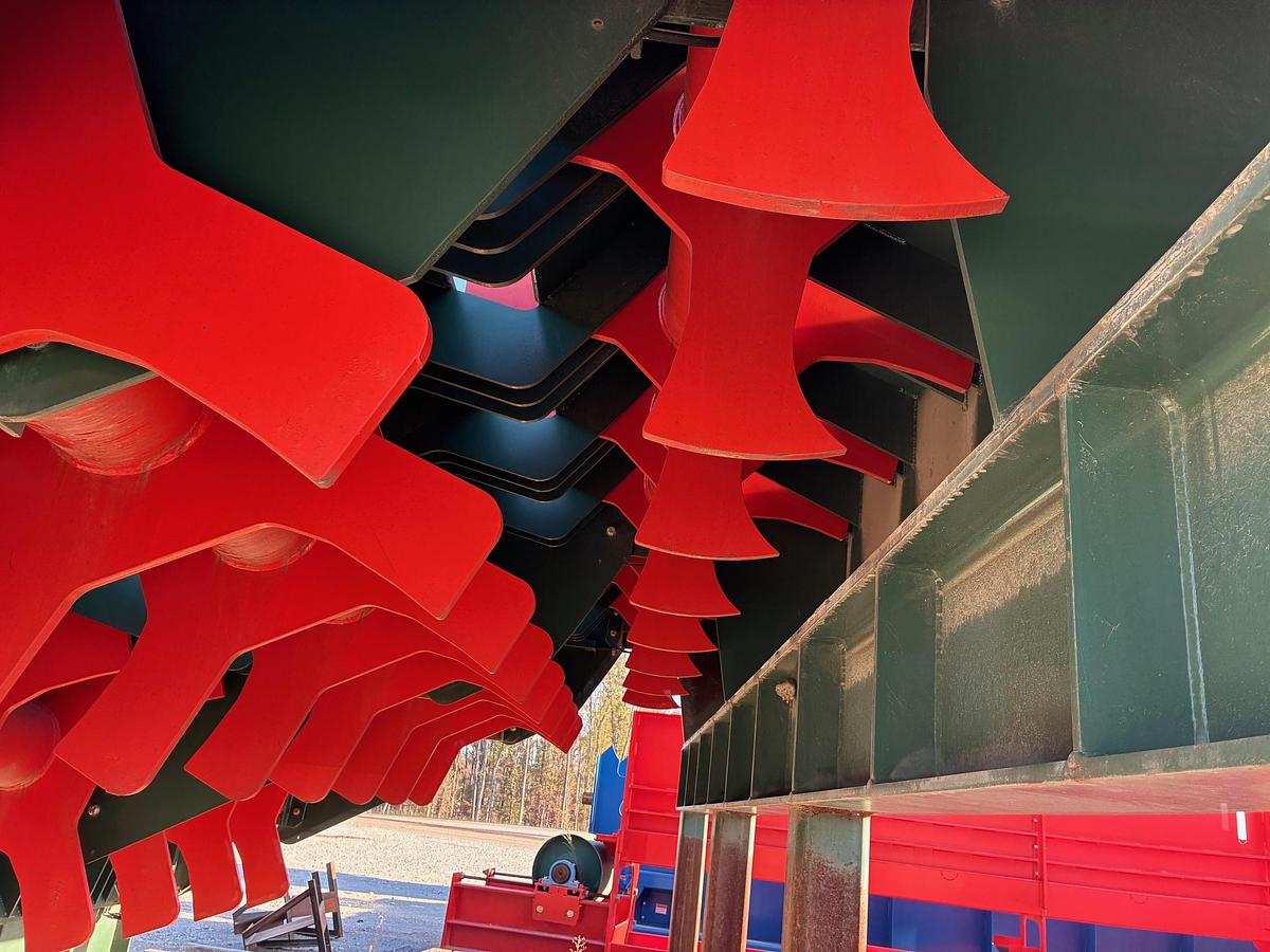 ROTARY LOG SINGULATOR 22" X 16 FEET - ELECTRIC