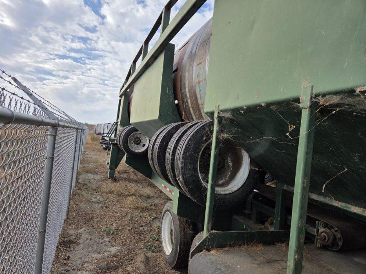 Used 8X30 PORTABLE DRUM DEBARKER