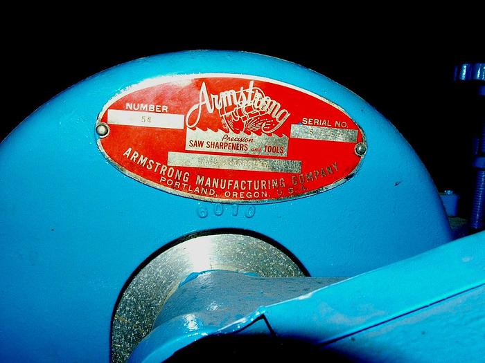Used #54C Armstrong Manual Carbide Saw Post Grinder