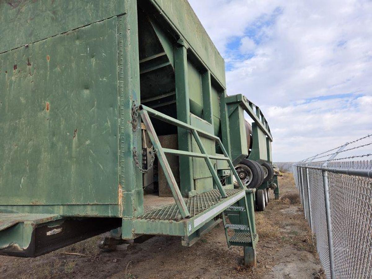 Used 8X30 PORTABLE DRUM DEBARKER