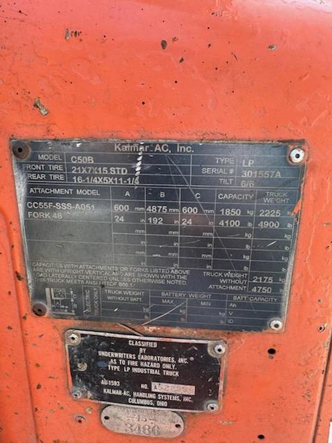Used Kalmar 4000lb Forklift
