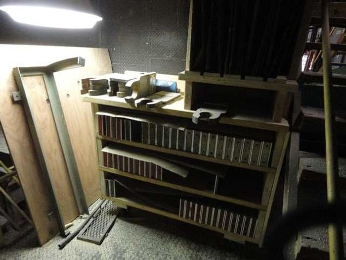 Used 9" x 55" Flare Gang Edger System