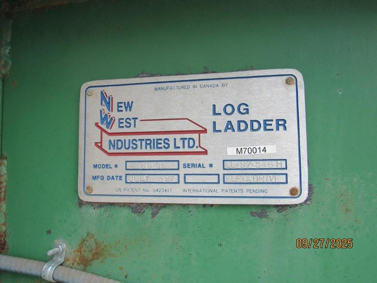 Used NEW WEST (LINDEN) LOG LADDER - ELECTRIC