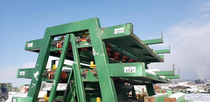 Used NEWNES SIX(6) ROLL PAPERWRAP DISPENSER