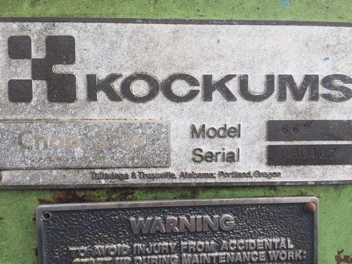 Used 66" Kockums Cut Off Saw