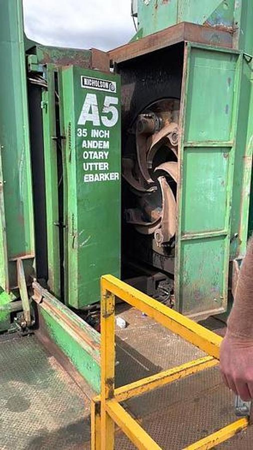 Used 35" NICHOLSON EXPORT DEBARKER SYSTEM