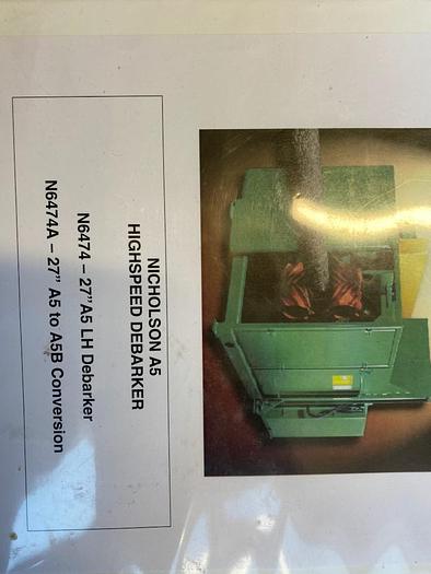 Refurbished NICHOLSON 27" A5A  DEBARKER - REBUILT