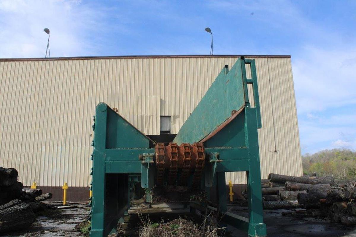 Used COMPLETE CHIPMILL - MANITOWOC 9x80 DRUM DEBARKER