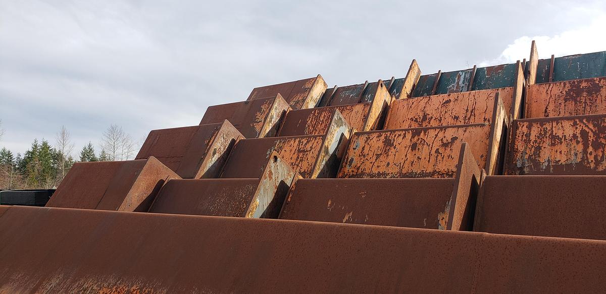 Used 20' LES ACIER JP DOUBLE ACTING STEP FEEDER