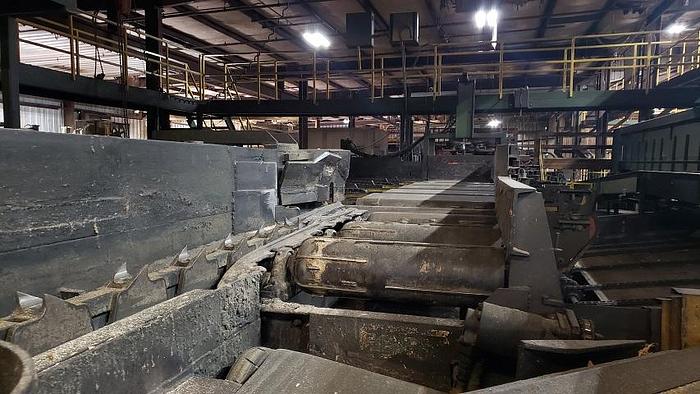 Used SHARP CHAIN SYSTEM C/W 5FT REDUCER BANDMILL