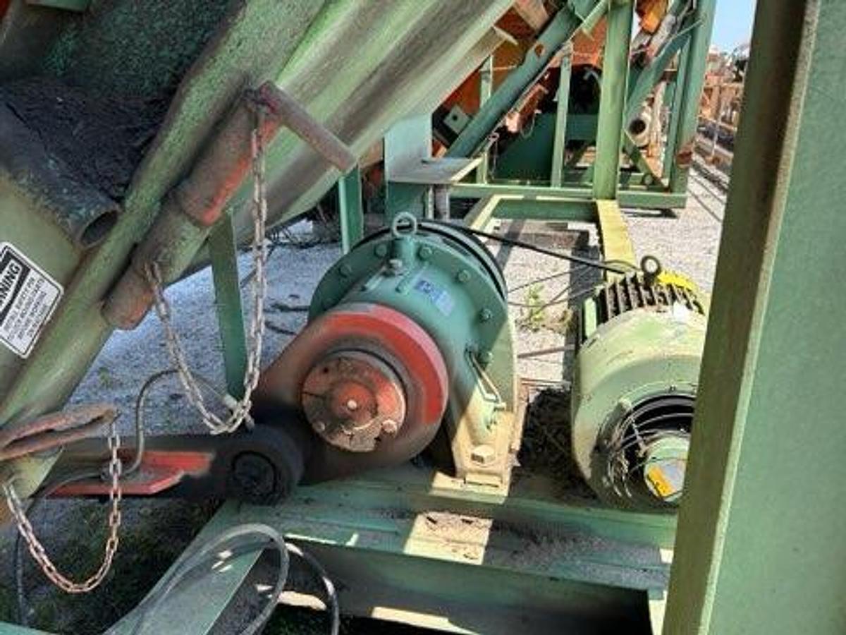 Used LINDEN 20 FOOT DOUBLE ACTING SELF CLEANING STEP FEEDER