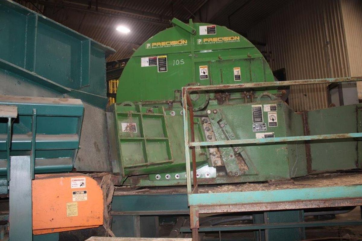 Used COMPLETE CHIPMILL - MANITOWOC 9x80 DRUM DEBARKER