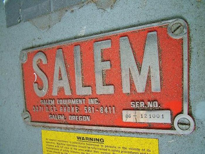 Used 6" x 48" Salem Bottom Arbor Combination Edger