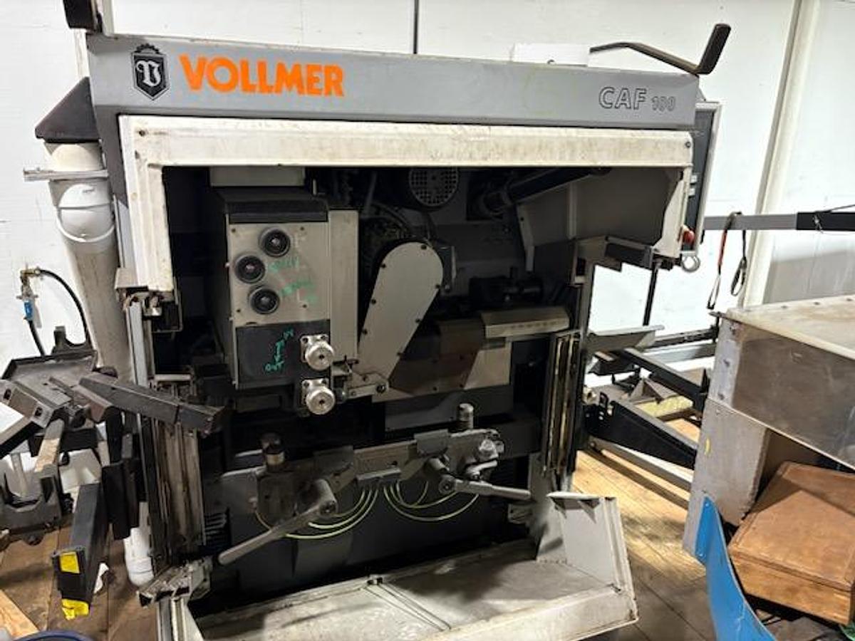 Used VOLLMER BANDSAW STELLITE TIPPER/ANNEALER AND SIDE AND FACE GRINDER
