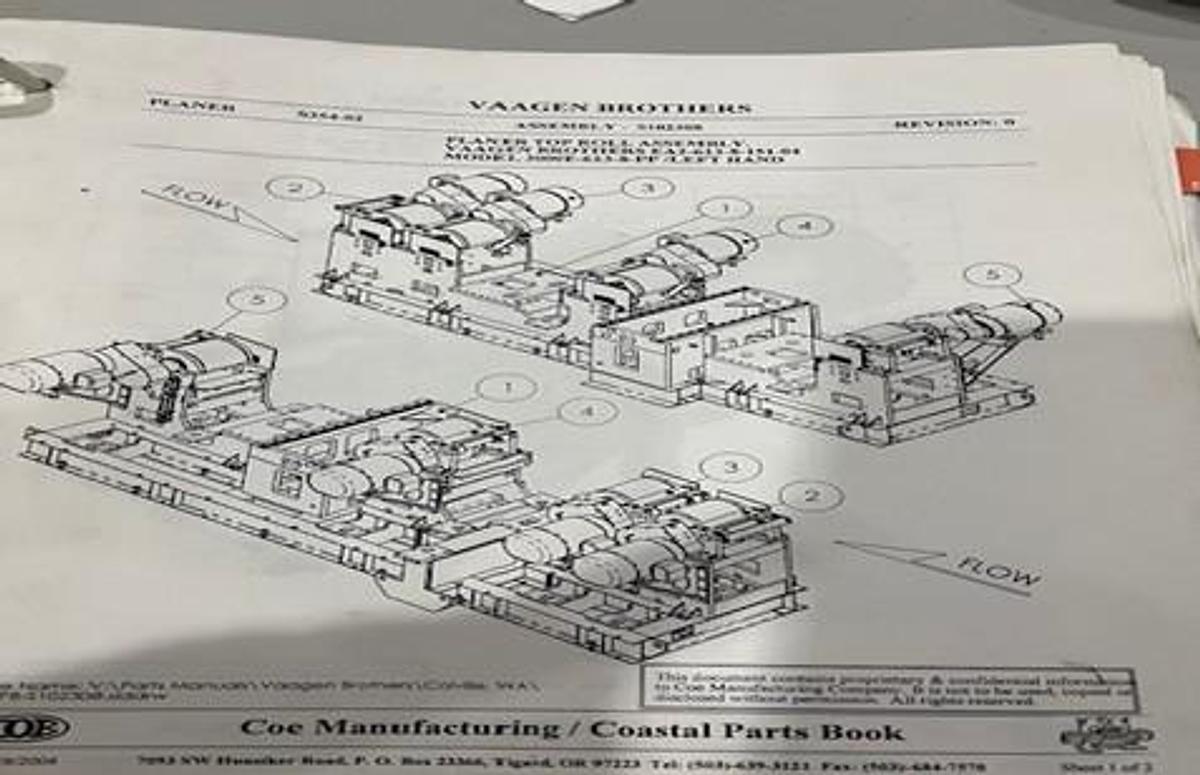 Used COASTAL PLANERMILL PACKAGE