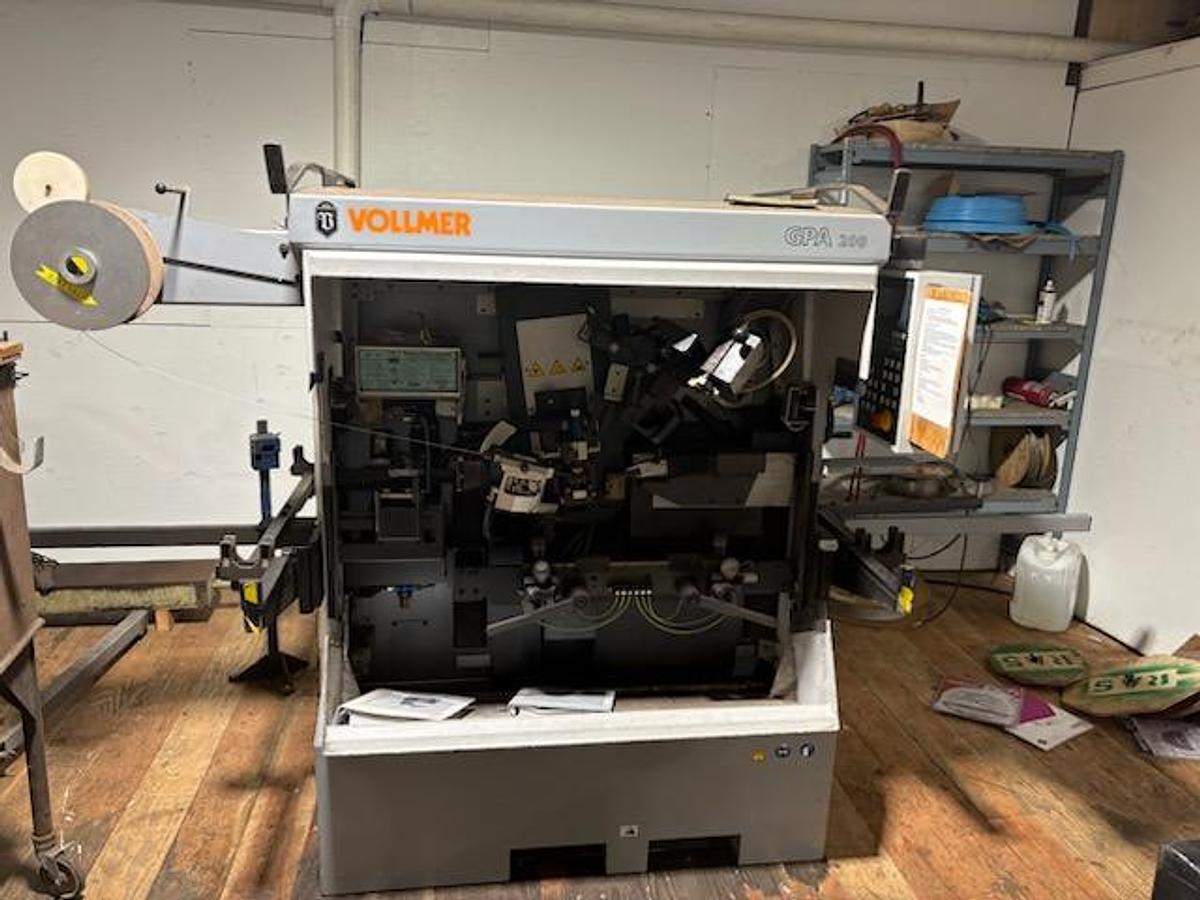 Used VOLLMER BANDSAW STELLITE TIPPER/ANNEALER AND SIDE AND FACE GRINDER