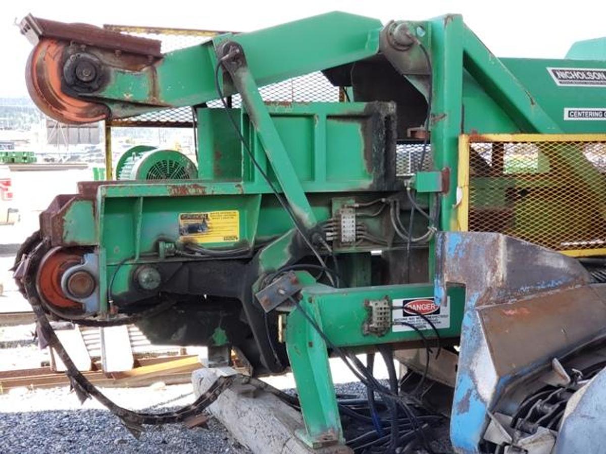 Used 17" NICHOLSON DEBARKER INFEED CONVEYOR