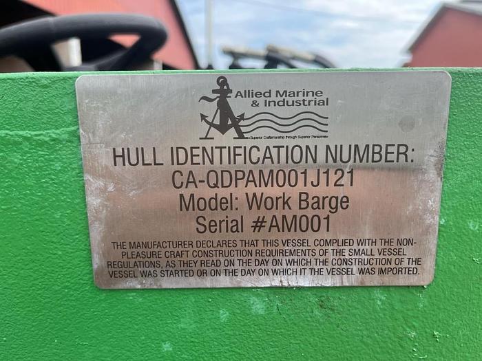 Used 2021 27 FOOT WORK BARGE C?W DUMP BOX