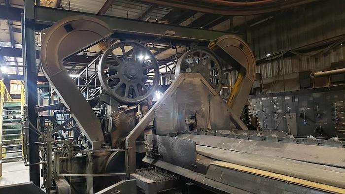 Used SHARP CHAIN SYSTEM C/W 5FT REDUCER BANDMILL