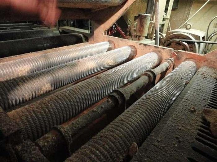 Used 9" x 55" Flare Gang Edger System