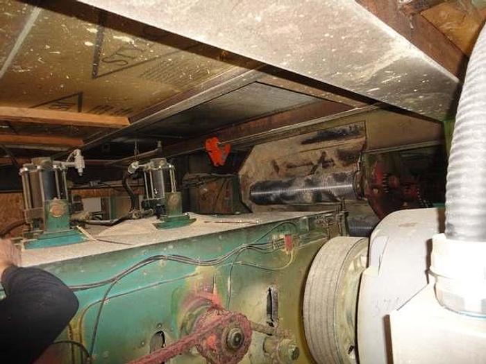 Used 9" x 55" Flare Gang Edger System