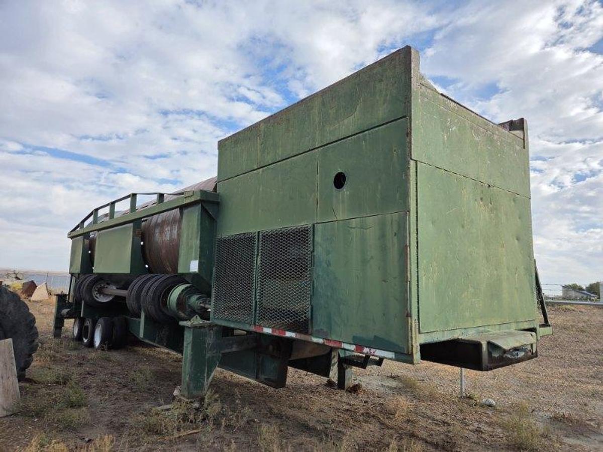 Used 8X30 PORTABLE DRUM DEBARKER