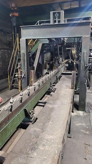 Used SHARP CHAIN SYSTEM C/W 5FT REDUCER BANDMILL