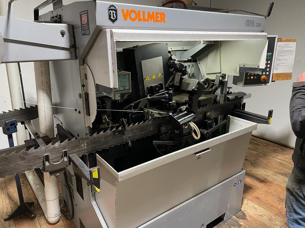 Used VOLLMER BANDSAW STELLITE TIPPER/ANNEALER AND SIDE AND FACE GRINDER